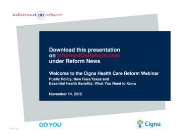  This Presentation On InformedOnReform Under Reform News