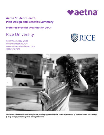 Rice 2223 PDBS FINAL Formatted - Rice University