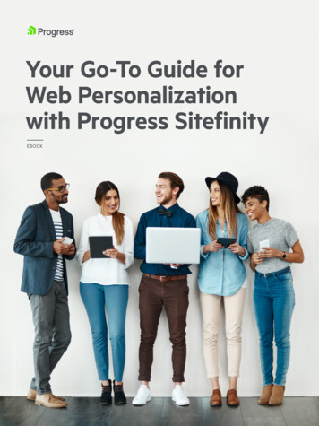 Your Go-To Guide For Web Personalization With Progress Sitefinity