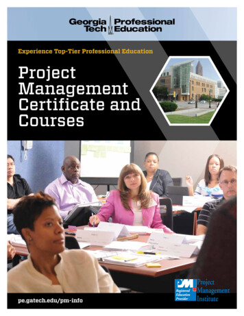 Experience Top-Tier Professional Education Project Management .