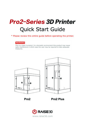 Pro2-Series 3D Printer - Raise3D: Reliable, Industrial Grade 3D Printer