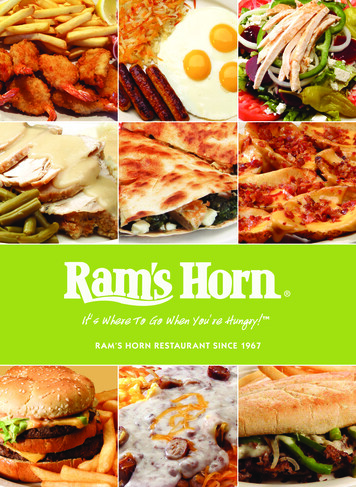 Ram'S Horn Restaurant Since 1967