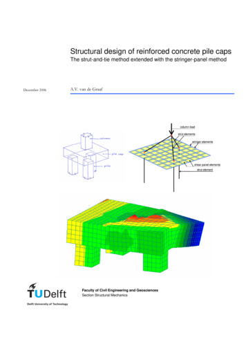 Structural Design Of Reinforced Concrete Pile Caps - TU Delft