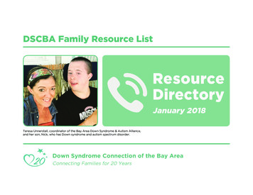 DSCBA Family Resource List