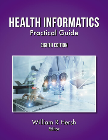 Health Informatics - Dmice.ohsu.edu