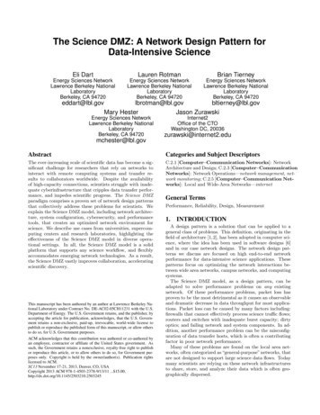 The Science DMZ: A Network Design Pattern For Data-Intensive Science