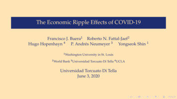 The Economic Ripple Effects Of COVID-19 - World Bank