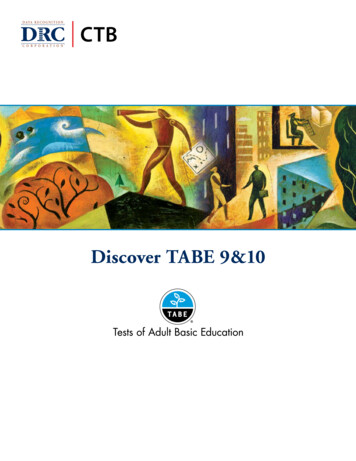 Discover TABE 9&10 - Tabetest