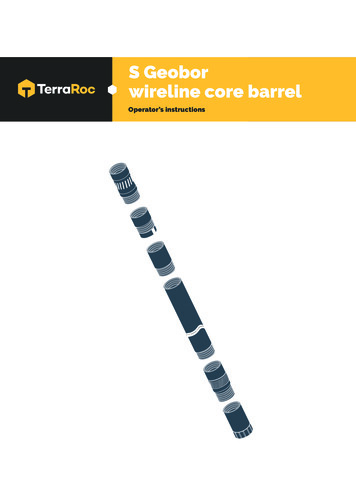 S Geobor Wireline Core Barrel - TerraRoc