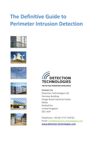 The Definitive Guide To Perimeter Intrusion Detection - Hexta