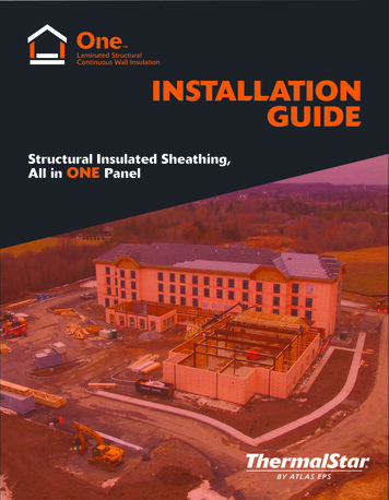 ThermalStar One - Installation Instructions - BuildSite