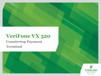 VeriFone VX 520 - Sterling Payment Technologies