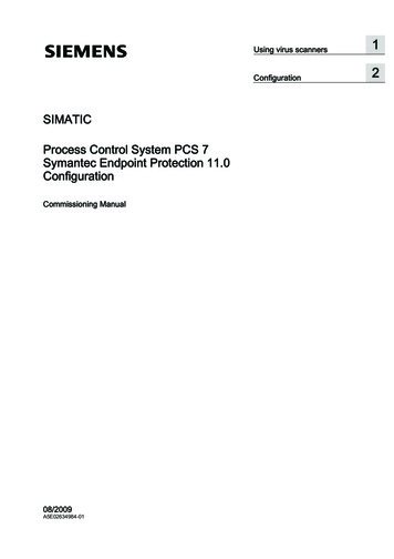 SIMATIC Process Control System PCS 7 Symantec Endpoint Protection 11.0 .