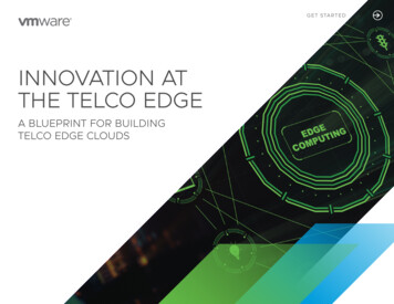 INNOVATION AT THE TELCO EDGE - VMware