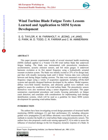 Wind Turbine Blade Fatigue Tests: Lessons Learned And Application To .