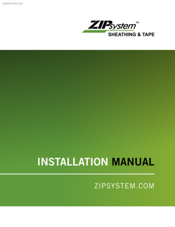 INSTALLATION MANUAL - Ring's End