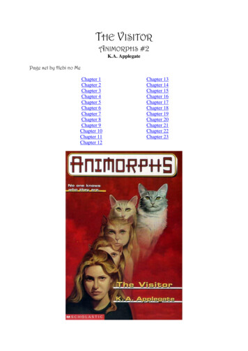 THE VISITOR - Animorphs Forum