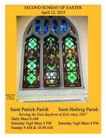 Saint Patrick Parish Saint Hedwig Parish