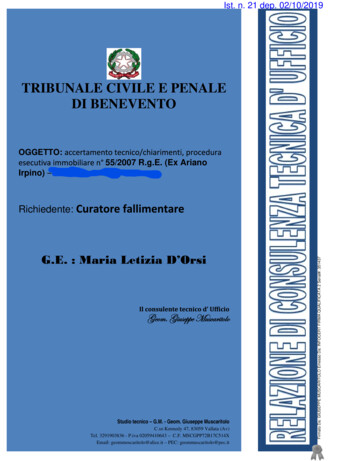 Tribunale Civile E Penale Di Benevento