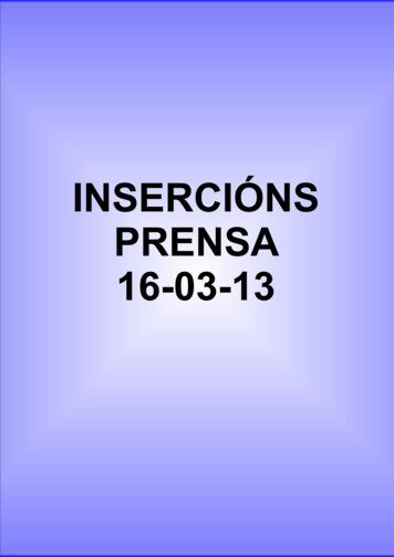 Insercións Prensa 16-03-13