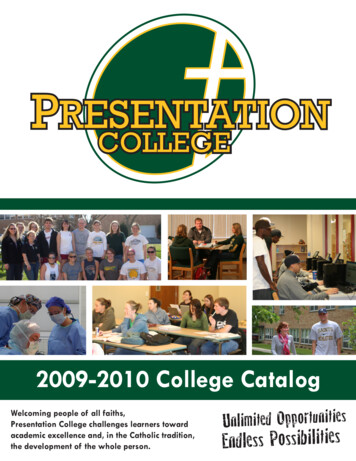2009-2010 College Catalog