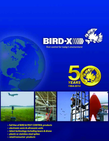 Since 1964, Bird-X Has Been The Industry Leader In Producing Humane .