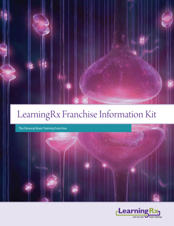 LearningRx Franchise Information Kit
