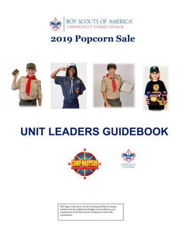 2019 Popcorn Sale - Connecticut Yankee Council, BSA