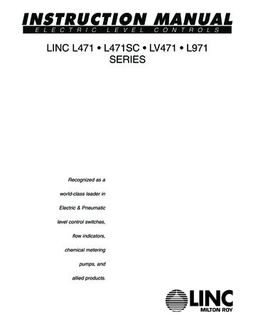 Linc L471 L471sc Lv471 L971 Series