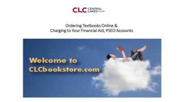 CLC Bookstore: Ordering Textbooks Online & Charging To Your Financial Aid