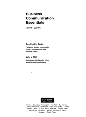 Business Communication Essentials - GBV