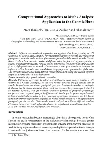 Computational Approaches To Myths Analysis: Application To . - Hautetfort