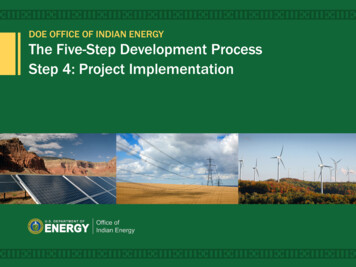 Step 4: Project Implementation - Energy