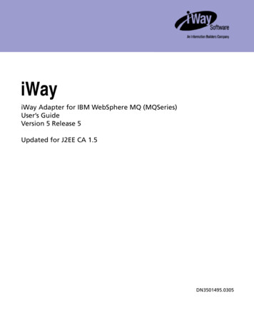 IWay Adapter For IBM WebSphere MQ (MQSeries) User's Guide