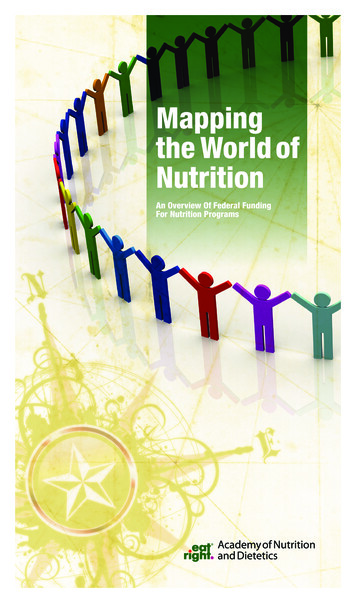 Mapping The World Of Nutrition - Arizona Academy Of Nutrition And Dietetics