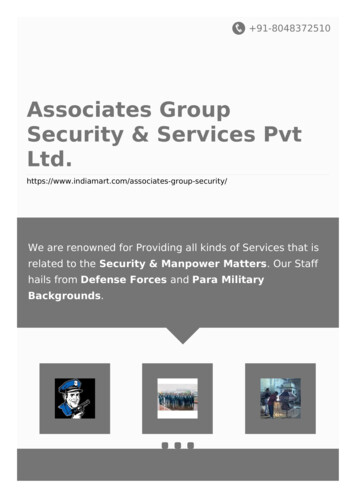 Associates Group Security & Services Pvt Ltd. - Indiamart 