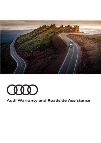 Audi Warranty And Roadside Assistance
