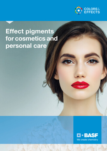 Effect Pigments For Cosmetics And Personal Care - BASF