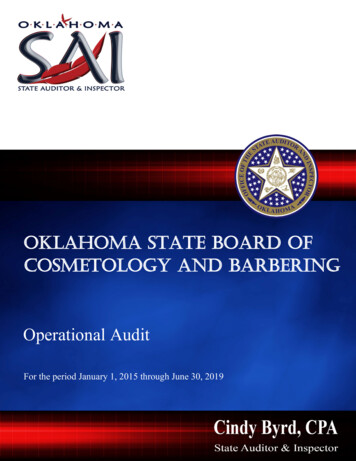Operational Audit - Oklahoma State Auditor And Inspector
