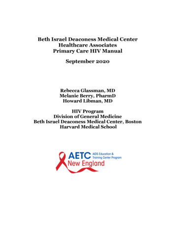 Beth Israel Deaconess Medical Center Healthcare Associates . - NEAETC