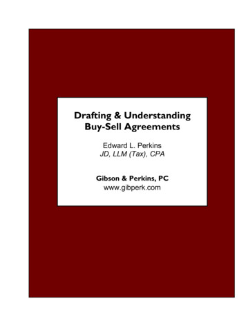Drafting & Understanding Buy-Sell Agreements