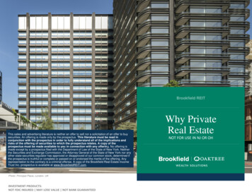 Brookfield REIT Why Private Real Estate