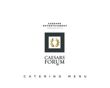 Caesars Forum Catering Menu2