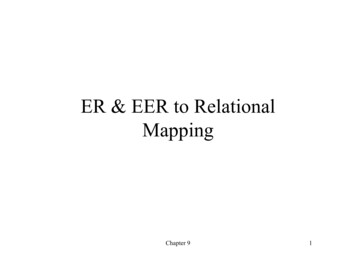 ER & EER To Relational Mapping - GSU