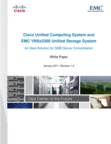 Cisco UCS And EMC VNXe3300