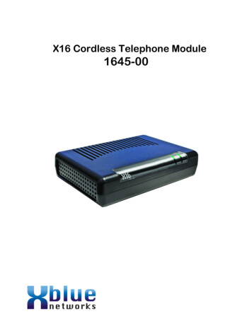 X16 Cordless Telephone Module 1645-00 - Xblue 