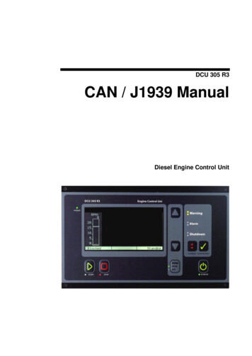 CAN / J1939 Manual - Auto-Maskin