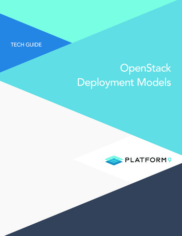 OpenStack Deployment Models - Platform9
