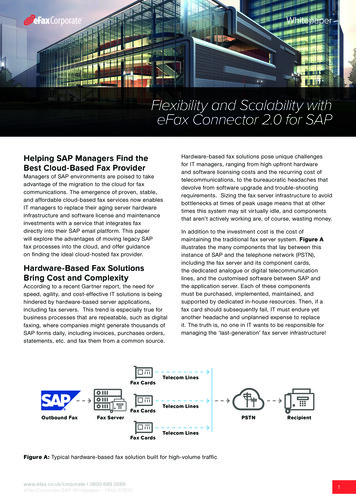 Flexibility And Scalability With EFax Connector 2.0 For SAP