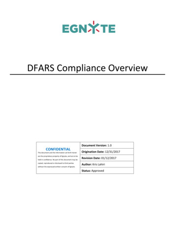 Egnyte DFARS Compliance Overview